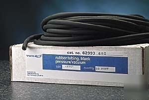 Vwr black vacuum rubber tubing 9766 50