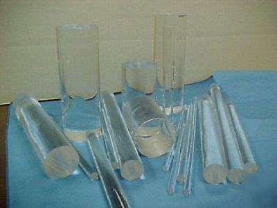 Round acrylic rods 1-1/4