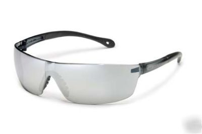 Safety sunglasses silver mirror lens starlight squared
