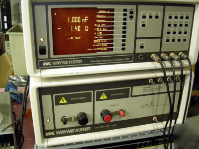 Wayne kerr 3245 with 3220 inductance analyzer and bias