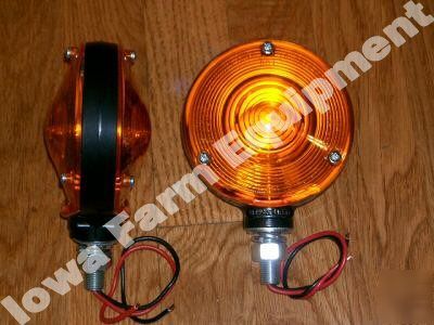 2 safety warning lights for all allis chalmers tractors