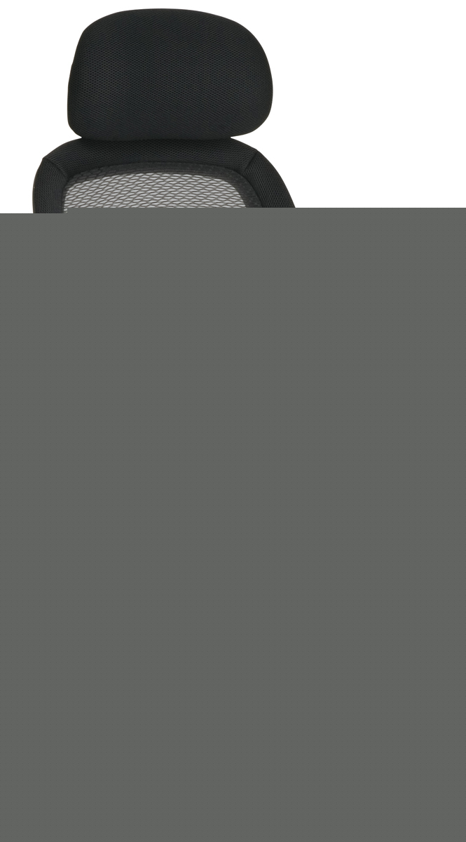 Air grid mesh executive black office chair headrest
