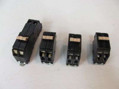 Cutler hammer ch circuit breaker 2-pole lot of 4 