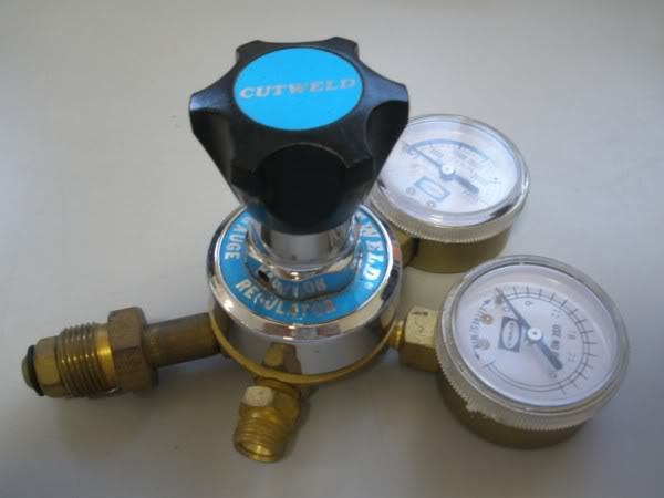 Cutweld flowgauge - regulator - pressue + litres/min