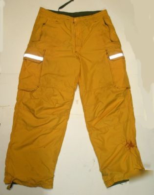 Macgear safety yellow/reflective pants reversible sz 36