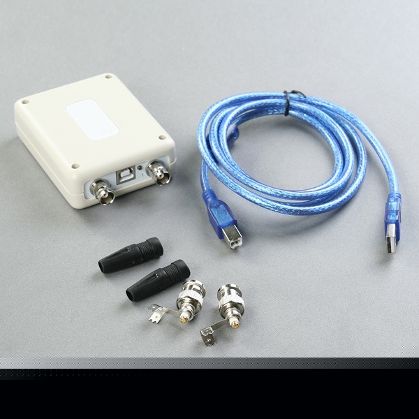 New 2 channel pc based digital storage usb oscilloscope 
