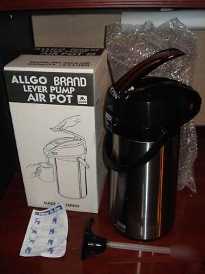 New aels-228 allgo brand lever pump air pot 2.2L coffee 