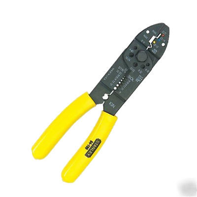 Stanley 84-199 vinyl grip crimper/wire stripper