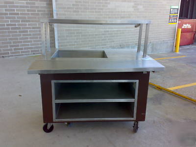 Used delfield commercial s/s 1 comp serving buffet 