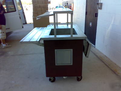 Used delfield commercial s/s 1 comp serving buffet 