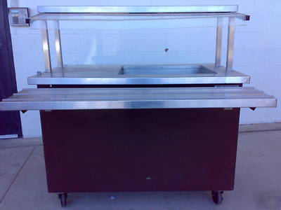 Used delfield commercial s/s 1 comp serving buffet 