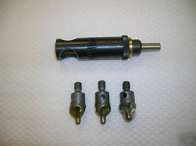 Countersink micro stop drill attachment kit w/ cutters 