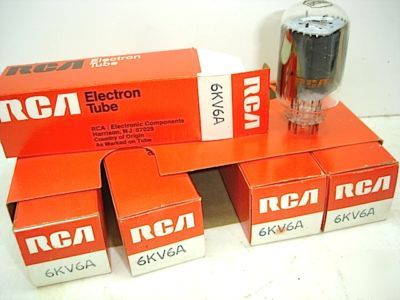 5 pack rca 6KV6A 6JG6A linear amplifier sweep tubes