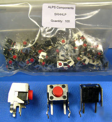 100 tactile switches 6MM x 6MM ra alps SKHHLPA010