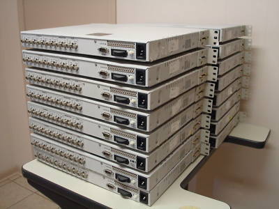 (14) sanyo mpx-MD4 security b/w video multiplexers