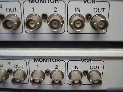 (14) sanyo mpx-MD4 security b/w video multiplexers
