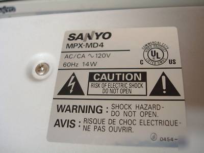 (14) sanyo mpx-MD4 security b/w video multiplexers