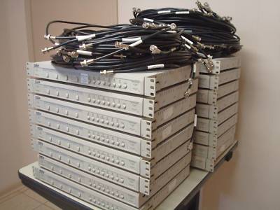 (14) sanyo mpx-MD4 security b/w video multiplexers