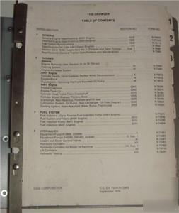 Case~1150 crawler~service repair shop tractor manual