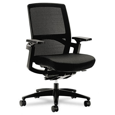 F3 series ilira stretch-back work chair black upholstry
