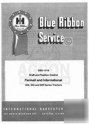 Farmall draft position control 404 504 606 serv. manual