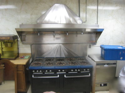 Garland gas stove / oven 10 burner range 5FT wide