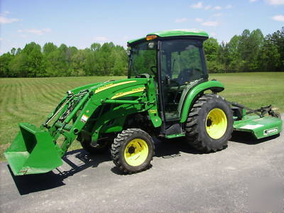 John deere 3520 w/cab & loader heat/ac/radio/cd