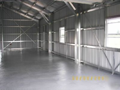 New 2 car garage- galvanized steel - metal building kit