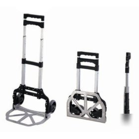 Personal folding hand truck ideal for a frequest travel