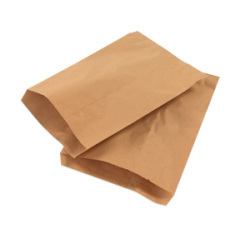 Shoplet select kraft flat merchandise bags 15 x 18