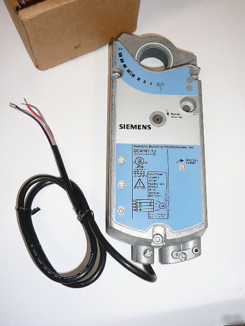 Siemens openair electronic damper actuator GCA161.1U 