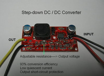 Step down dc /dc converter charger regulator controller
