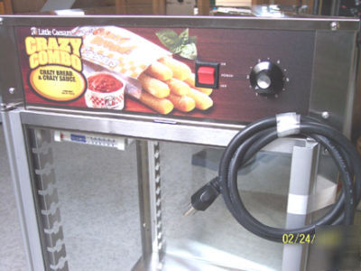 Wisco pizza, bread, pretzel, churro, cookie food warmer