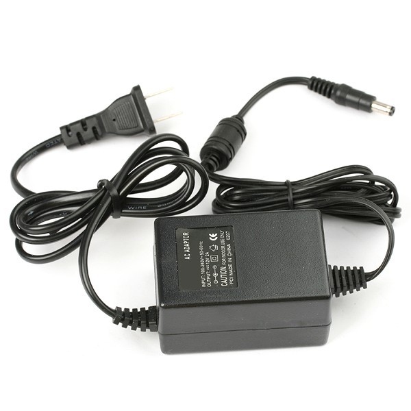12V dc 2A 110V-240V power supply adapter audio camera
