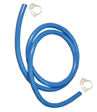 5 ft. 5/16 inch i.d air line & 2 clamps kegerator tap