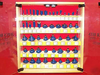 50PC router bits set 1/4