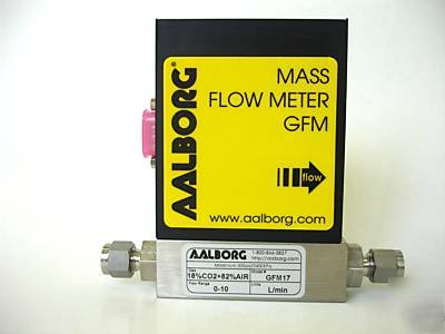 Aalborg mass flowmeter GFM17 nitrogen 10.84 l/min