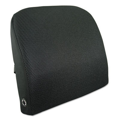 Advantus memory foam massage lumbar cushion black