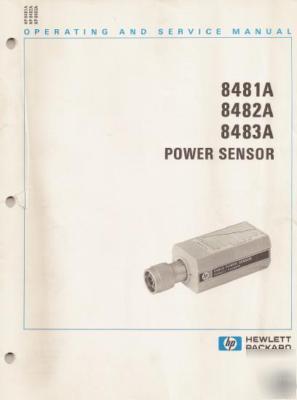 Agilent hp 8481A 8482A 8483A oper & service manual