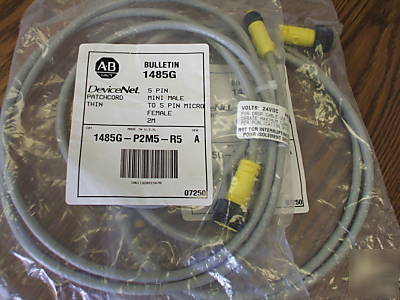 Allen bradely ab 1485G-P2M5-R5 devicenet patchcord thin