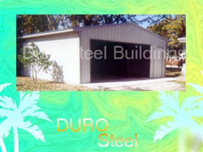 Duro steel workshop 25X40X10 metal pre-fab buildings