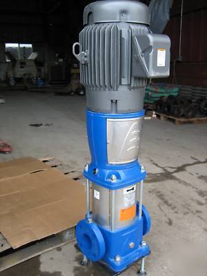 Goulds 15 hp 150GPM ssv multistage booster pump and 