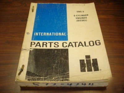 Ih international 6 cyl diesel engines parts catalog 