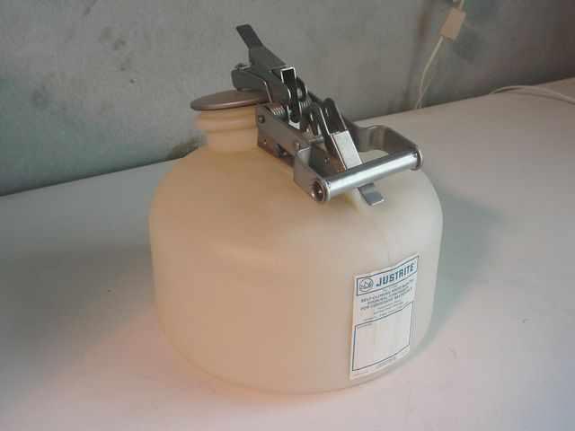 Justrite 12762 2 gallon wide mouth acid container