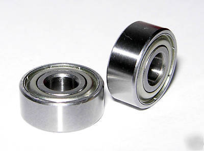 New (2) R3-zz shielded ball bearings, 3/16 x 1/2