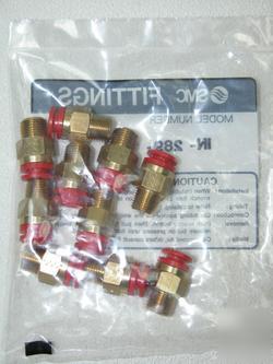 New 50EA smc 1/4IN air fittings quick connect nice 