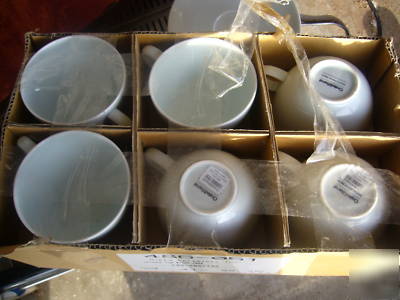New crate & barrel cup & saucers, brand , made in japan 