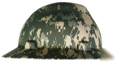 New msa full brim camouflage hard hat
