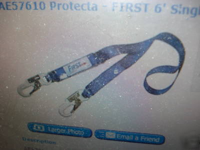 New protecta first AE57610 6FT. shock absorbing lanyard 