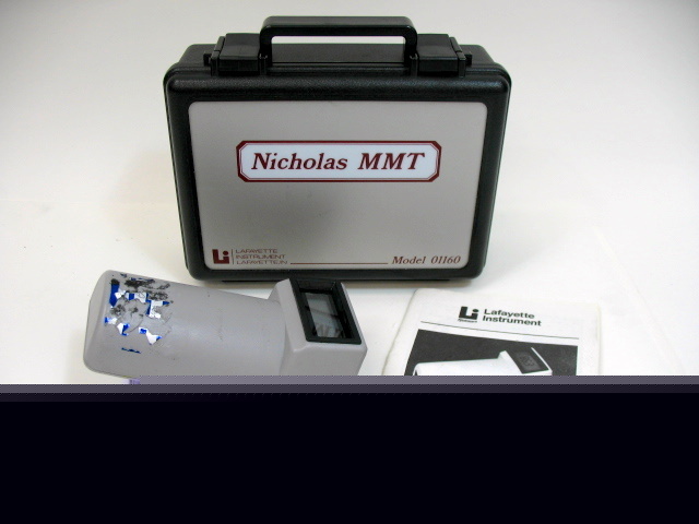Nicholas mmt lafayette instrument 01160 muscle tester